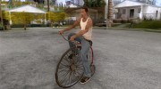 Penny-Farthing Ordinary Bicycle для GTA San Andreas миниатюра 1