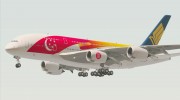 Airbus A380-800 Singapore Airlines Singapores 50th Birthday Livery (9V-SKI) для GTA San Andreas миниатюра 5
