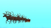 Оленья упряжка Деда Мороза для GTA San Andreas миниатюра 4