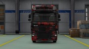 Скин Inferno для Daf XF для Euro Truck Simulator 2 миниатюра 4