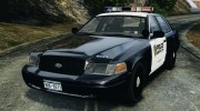 Ford Crown Victoria Police Interceptor 2003 Liberty City Police Department [ELS] para GTA 4 miniatura 1