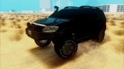 Toyota Fortunner 2012 Semi Off Road para GTA San Andreas miniatura 1