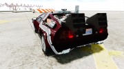 Delorean Back to the Future для GTA 4 миниатюра 3