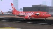 Boeing 737-800 Gol Transportes Aéreos for GTA San Andreas miniature 2