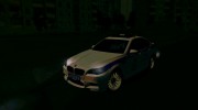 BMW M5 F10 Полиция para GTA San Andreas miniatura 1