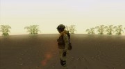 Advanced Warfare North Korean Assault Soldier для GTA San Andreas миниатюра 2