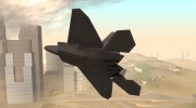 Lockheed Martin F-22 Raptor для GTA San Andreas миниатюра 3