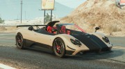 Pagani Zonda Cinque Roadster для GTA 5 миниатюра 1