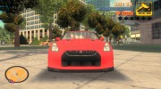 Nissan GT-R Spec-V Black Revel для GTA 3 миниатюра 5