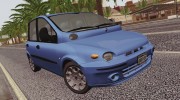 Fiat Multipla Normal Bumpers для GTA San Andreas миниатюра 1