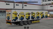 Minions trailer для Euro Truck Simulator 2 миниатюра 1