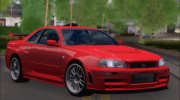 Nissan Skyline R34 for GTA San Andreas miniature 24