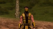 Mortal Kombat X Klassic Scorpion для GTA San Andreas миниатюра 5