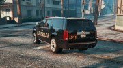2012 Cadillac Escalade ESV Police Version Paintjobs para GTA 5 miniatura 2