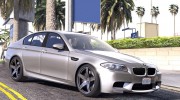 2012 BMW M5 F10 1.0 para GTA 5 miniatura 1