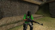 Green T-Shirt Terrorist. для Counter-Strike Source миниатюра 1
