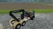 Mercedes-Benz Unimog crane devices Trailer for Farming Simulator 2013 miniature 8