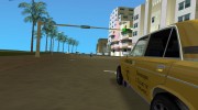 VAZ 2106 Taxi для GTA Vice City миниатюра 3