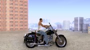 Harley Davidson FLSTF (Fat Boy) v2.0 Skin 5 for GTA San Andreas miniature 5