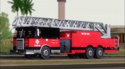New Firetruck LA - LSFD Ladder 33 para GTA San Andreas miniatura 6