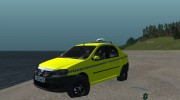 Dacia Logan 2008 LS Taxi для GTA San Andreas миниатюра 1