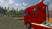 Scania Longline V Rot для Farming Simulator 2013 миниатюра 3