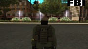 Скин FBI для GTA San Andreas миниатюра 3