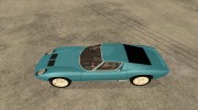Lamborghini Miura 1966 для GTA San Andreas миниатюра 2