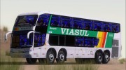 Marcopolo Paradiso G6 1800DD 8x2 SCANIA K420 Brasilian Bus Lines для GTA San Andreas миниатюра 8