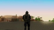 Modern Warfare 2 Soldier 1 для GTA San Andreas миниатюра 3