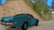 Plymouth Duster 1971 для GTA San Andreas миниатюра 4