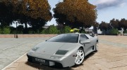 Lamborghini Diablo 6.0 VT для GTA 4 миниатюра 1
