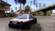 Ford Crown Victoria Florida Police для GTA San Andreas миниатюра 4