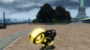 Мотоцикл из Трон (желтый неон) для GTA 4 миниатюра 1