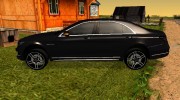 Mercedes-Benz Long S65 W222 Black loaf para GTA San Andreas miniatura 2