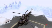Ми-8 Серый камуфляж для GTA San Andreas миниатюра 1