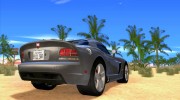 Dodge Viper Coupe 2008 для GTA San Andreas миниатюра 4