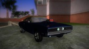Dodge Charger RT - Street Drag 1969 for GTA Vice City miniature 2