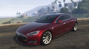 2014 Tesla Model S для GTA 5 миниатюра 1