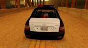 Lada Priora POLICE for GTA San Andreas miniature 2