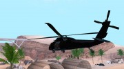 UH-60M Black Hawk для GTA San Andreas миниатюра 3