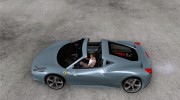 Ferrari 458 Italia Convertible для GTA San Andreas миниатюра 2