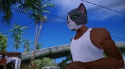 Cat mask (GTA V Online) для GTA San Andreas миниатюра 4