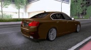 BMW 550i 2012 для GTA San Andreas миниатюра 4