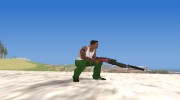 Red Tiger Combat Shotgun для GTA San Andreas миниатюра 3