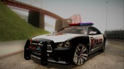 2012 Dodge Charger SRT8 Police interceptor SFPD for GTA San Andreas miniature 6