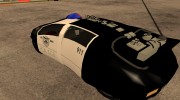 Инопланетная машина полиции Сан Фиерро для GTA San Andreas миниатюра 4