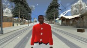 Красная куртка Санта Клауса para GTA San Andreas miniatura 2
