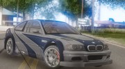 BMW M3 GTR для GTA San Andreas миниатюра 2