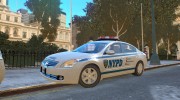 Nissan Altima Hybrid NYPD для GTA 4 миниатюра 1